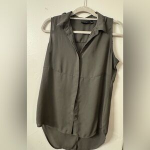 Apt. 9 Olive Sleeveless Blouse